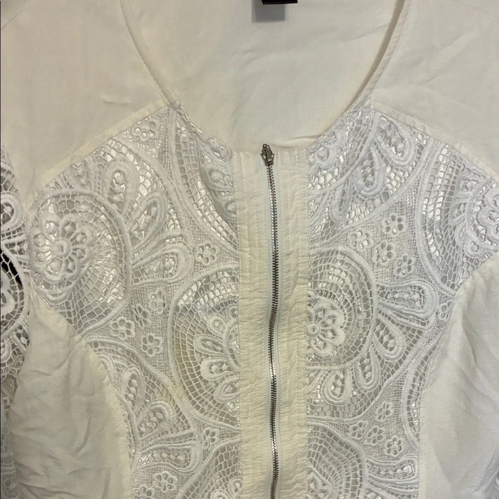 Ashley Stewart Cream Top - Picture 4 of 7